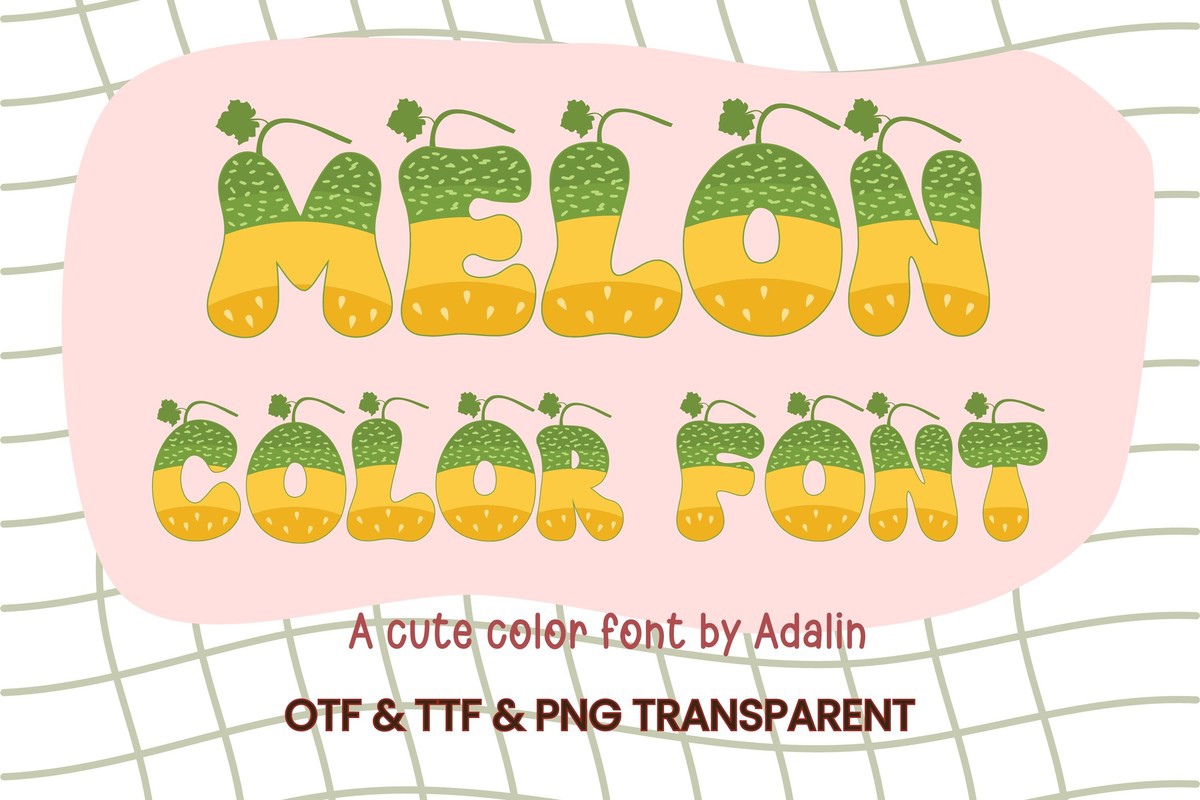 Melon Font preview