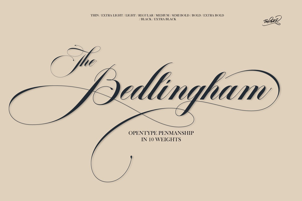 Bedlingham Font preview