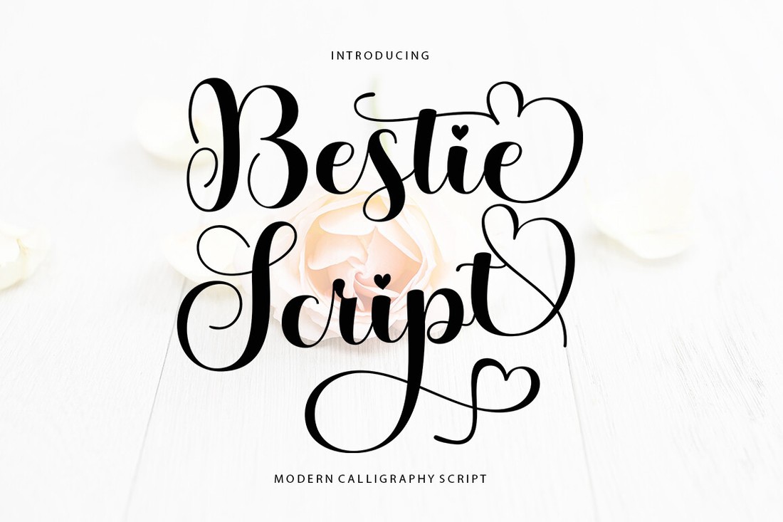 Bestie Script Font preview