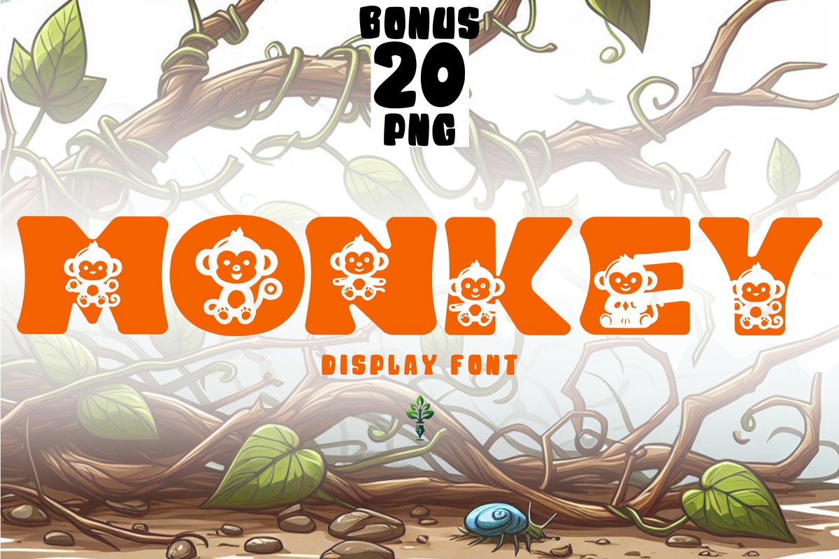 Monkey Font preview