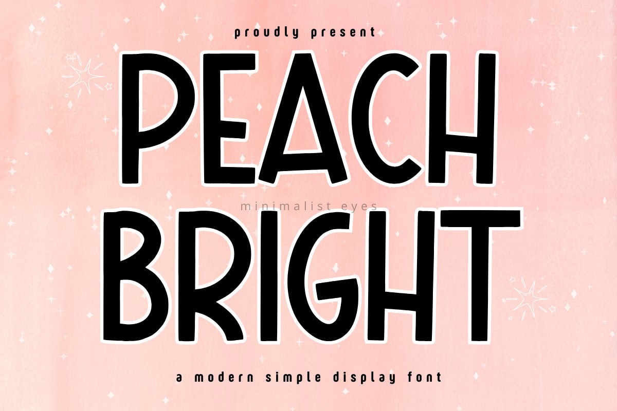 Peach Bright Font preview