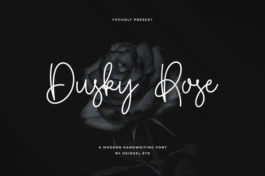 Dusky Rose Regular Font preview