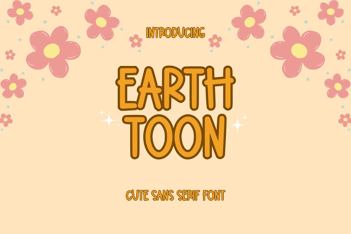 EarthToon Regular Font preview