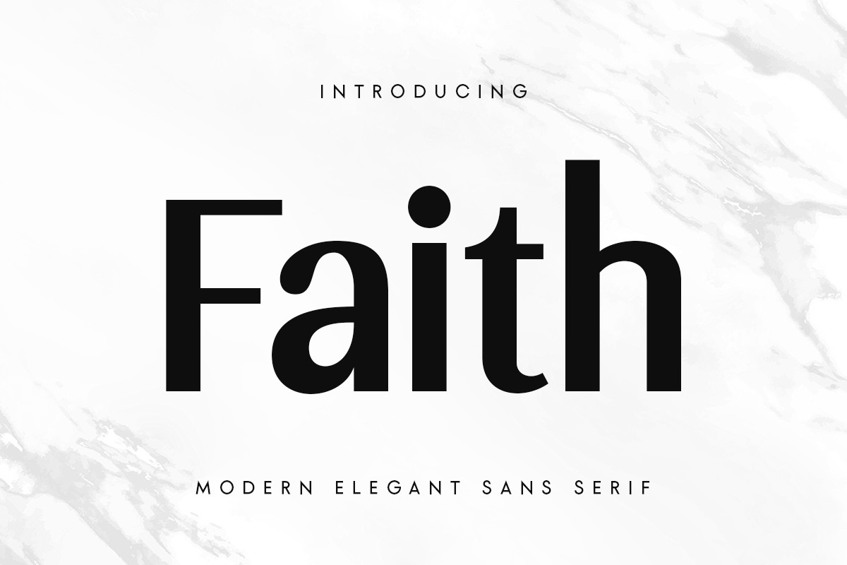 Faith Regular Font preview