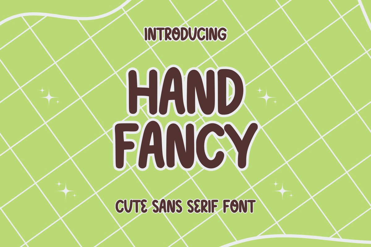 HandFancy Font preview