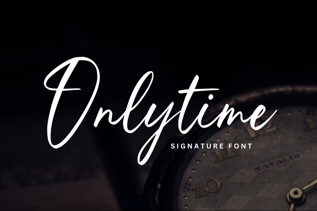 Onlytime Font preview