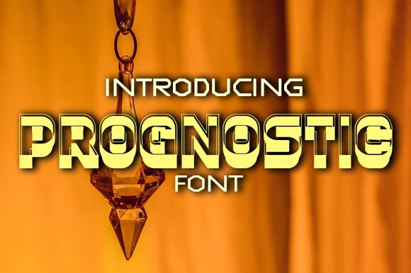 Prognostic Font preview