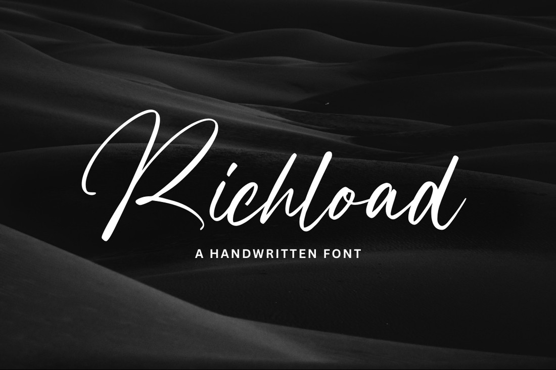 Richload Font preview