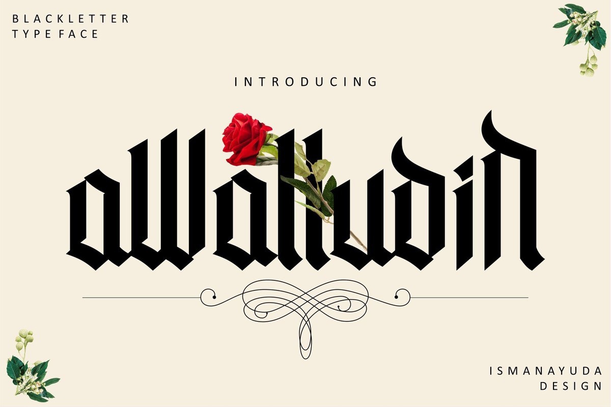 Awaludin Font preview