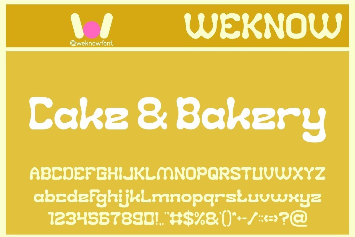 Cake and Bakery Bold Italic Font preview