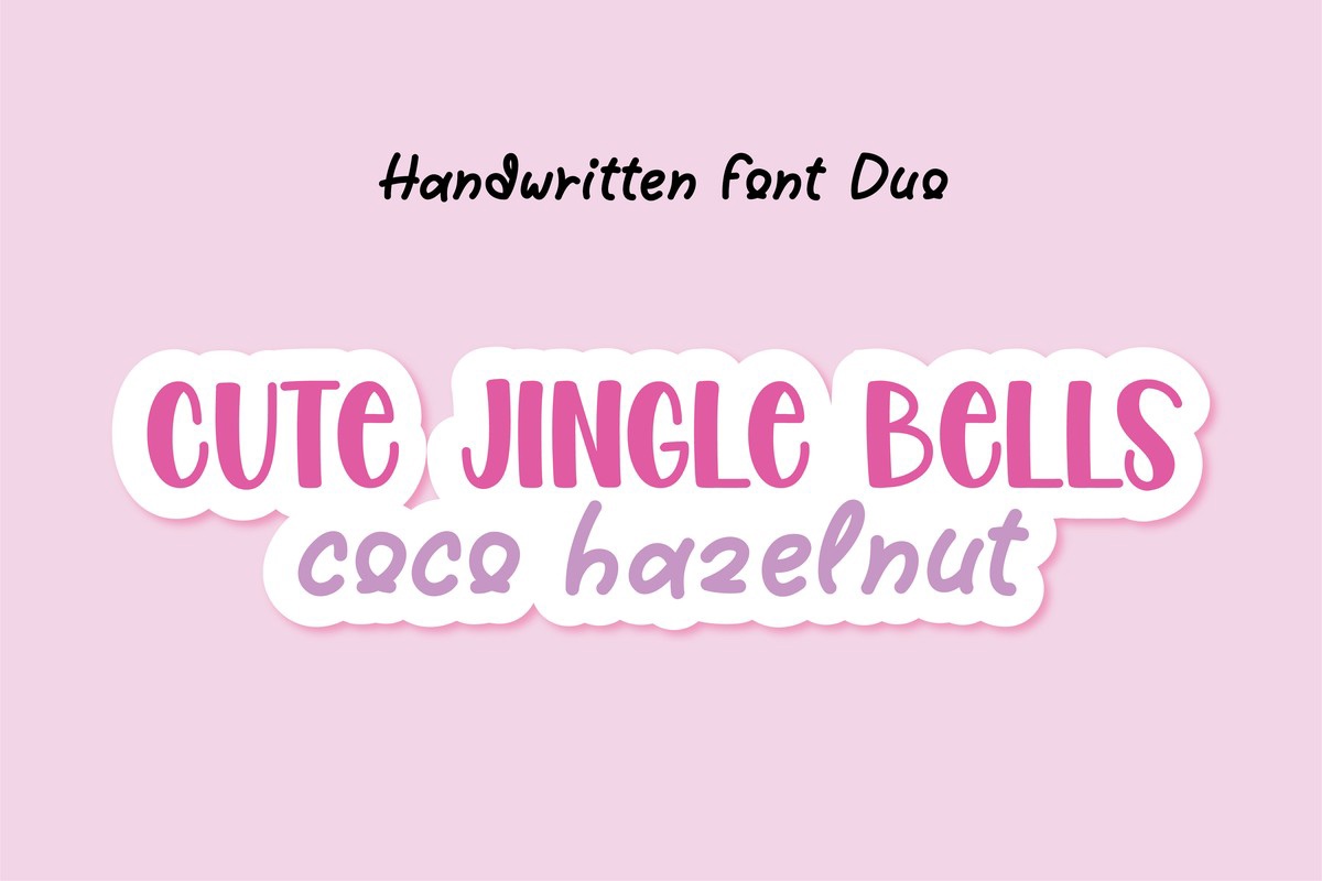 Cute Jingle Bells Font preview