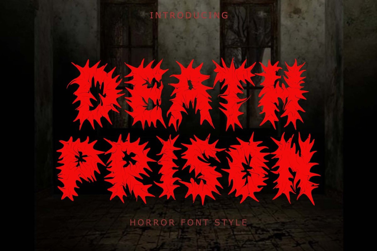 Death Prison Font preview