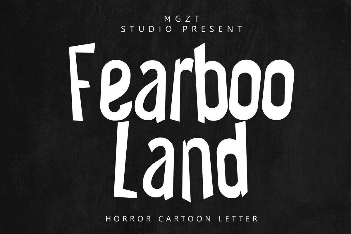 Fearboo Land Font preview