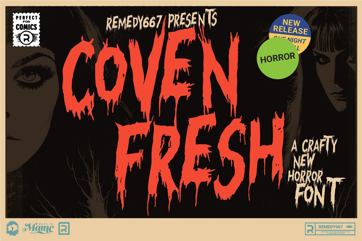 Coven Fresh Font preview