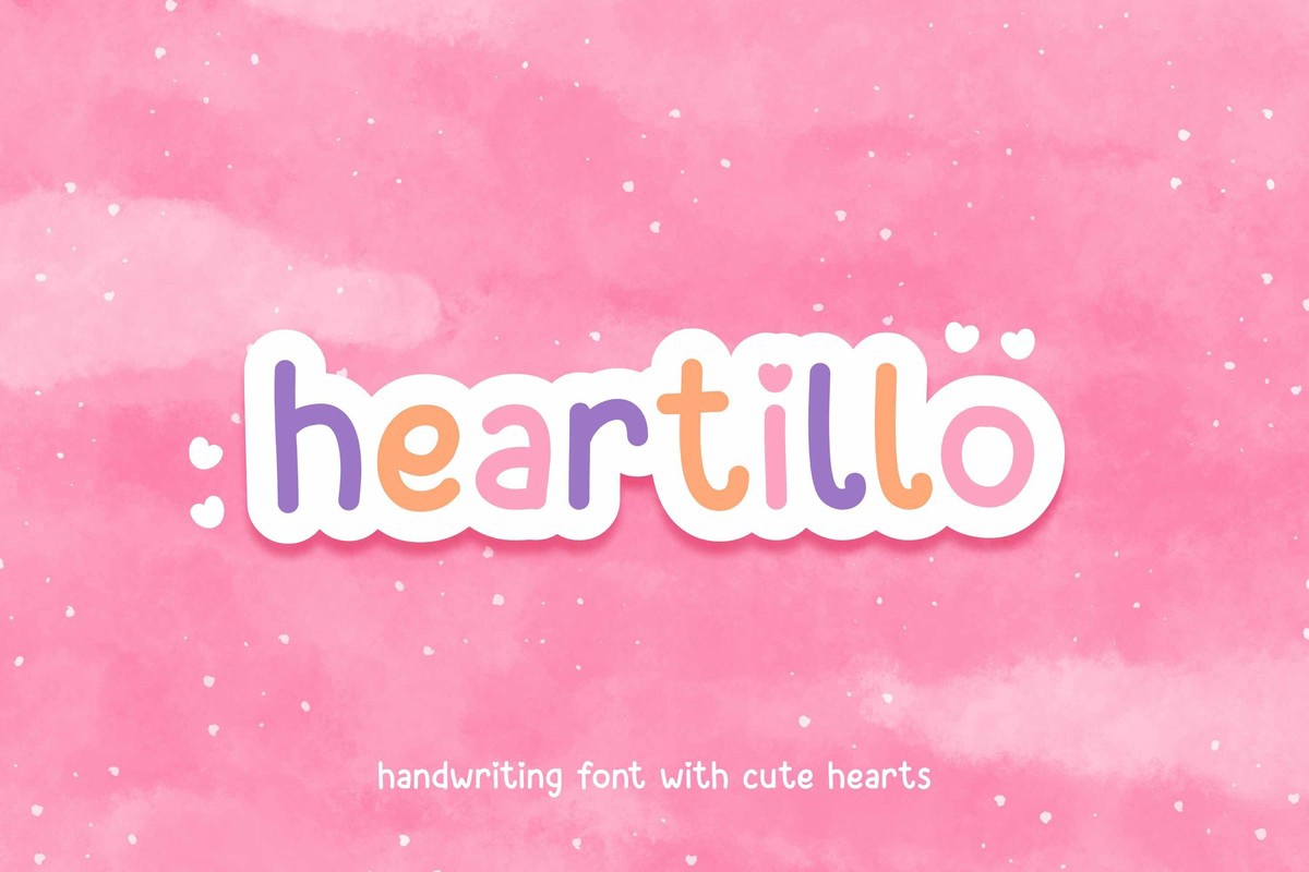 Heartillo Font preview