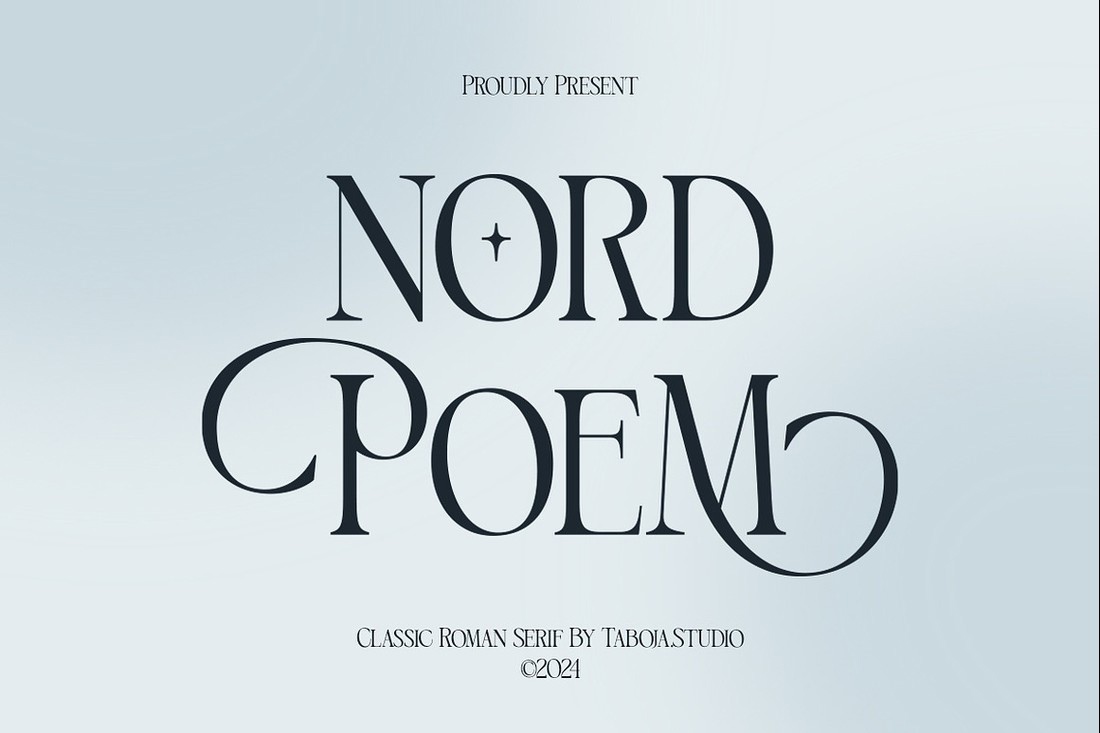 Nord Poem Regular Font preview