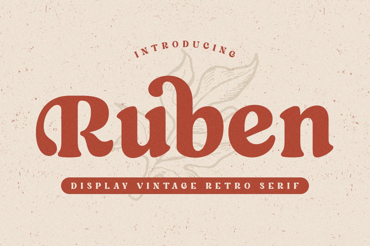 Ruben Regular Font preview