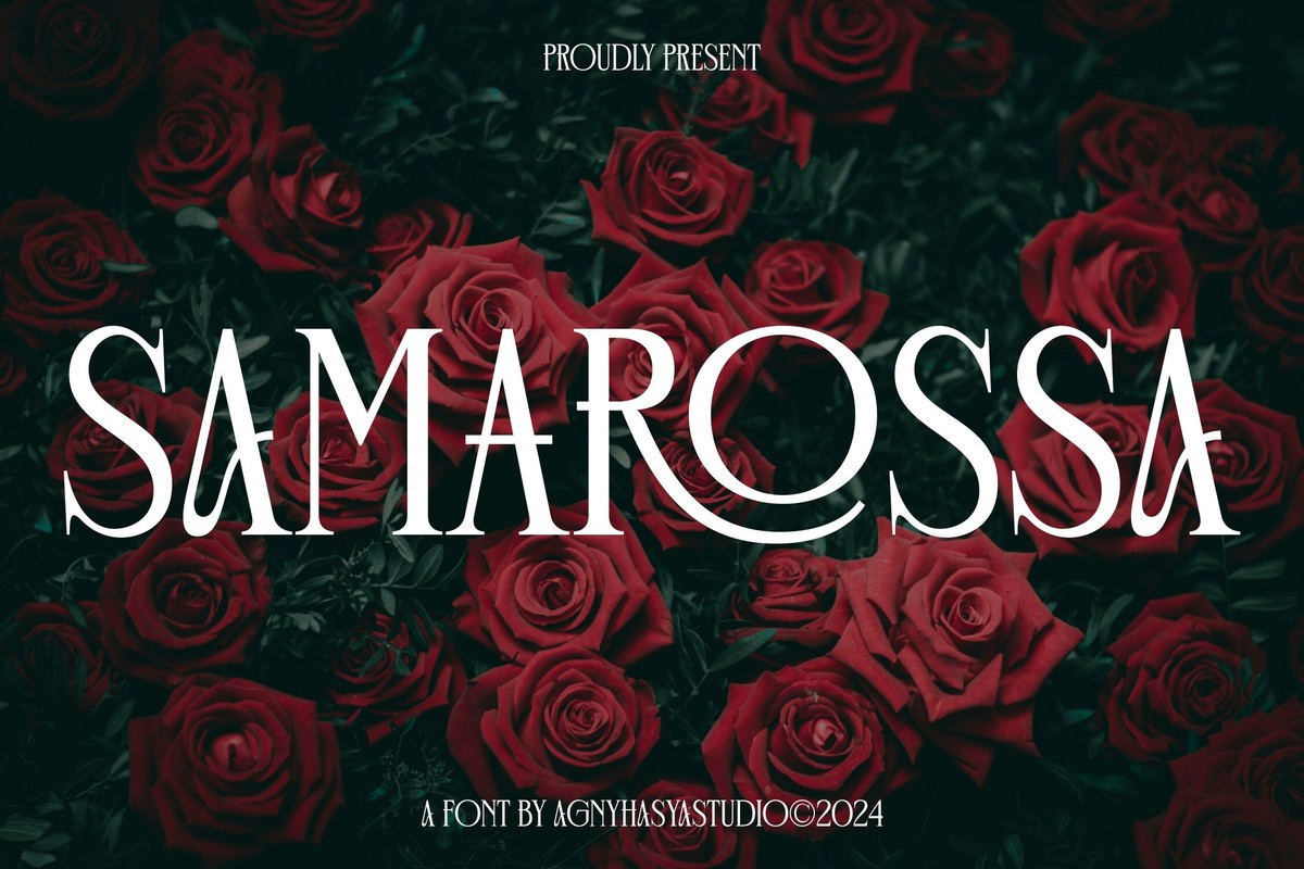 Samarossa Font preview