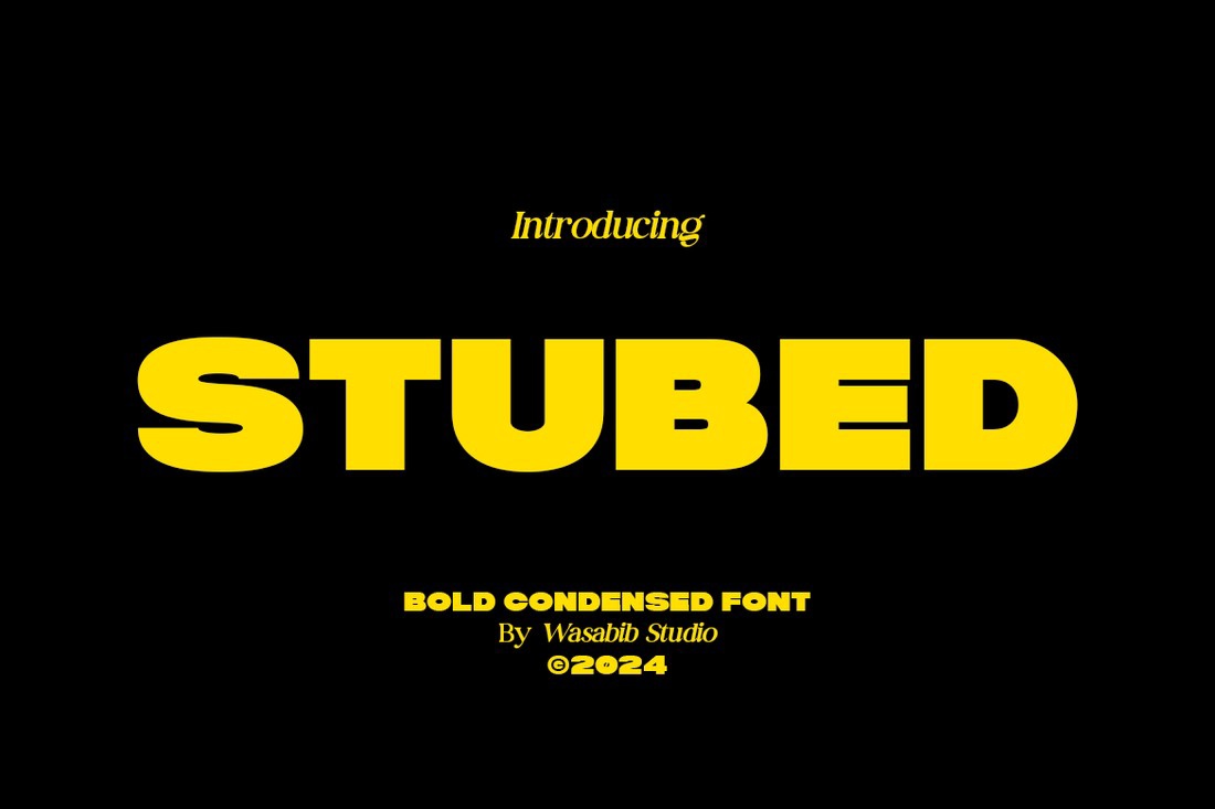 WS Stubed Regular Font preview