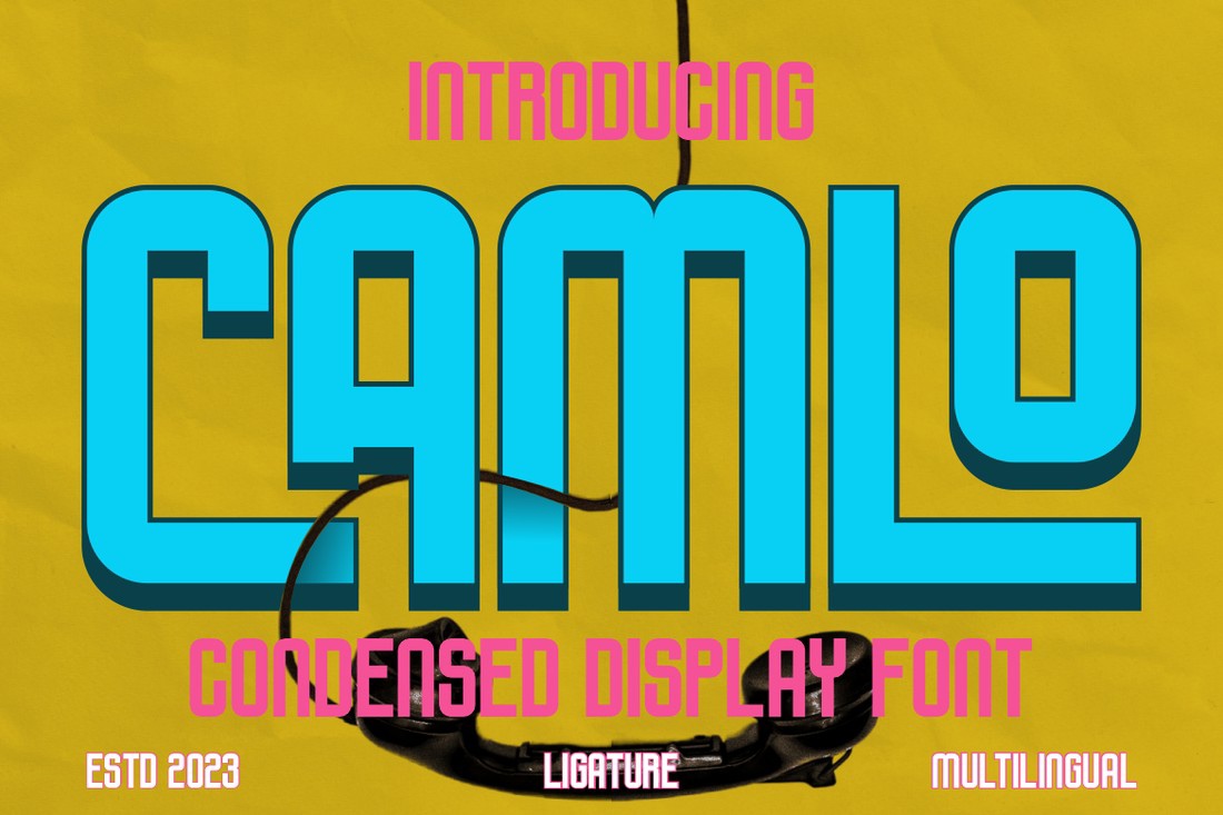 Camlo Regular Font preview