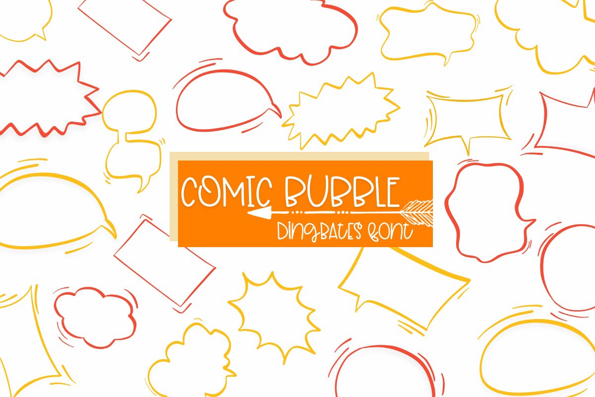 Comic Bubble Font preview