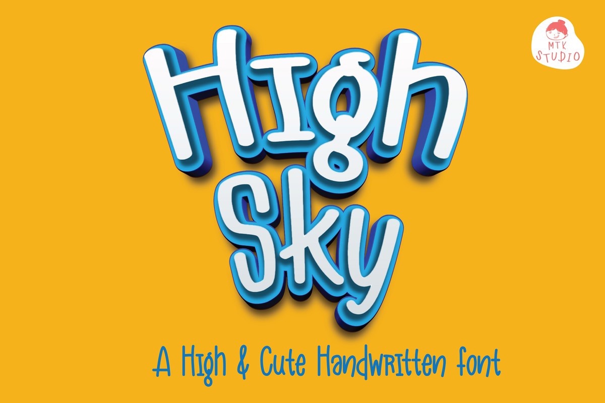 Highsky Font preview