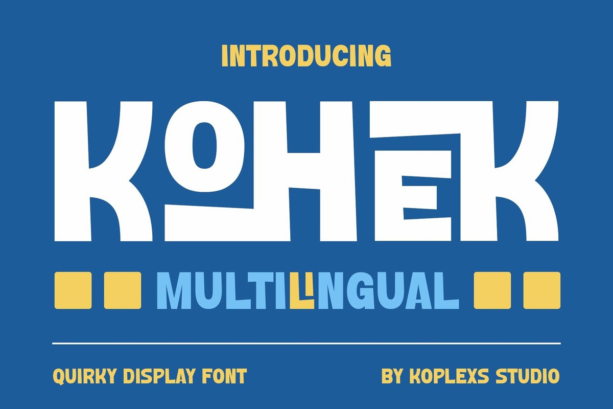 Kohek Font preview