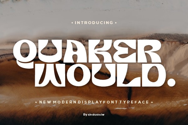 Quaker Would Font preview