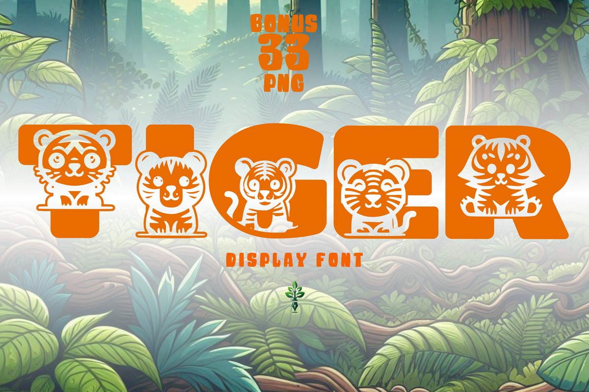 Tiger Font preview