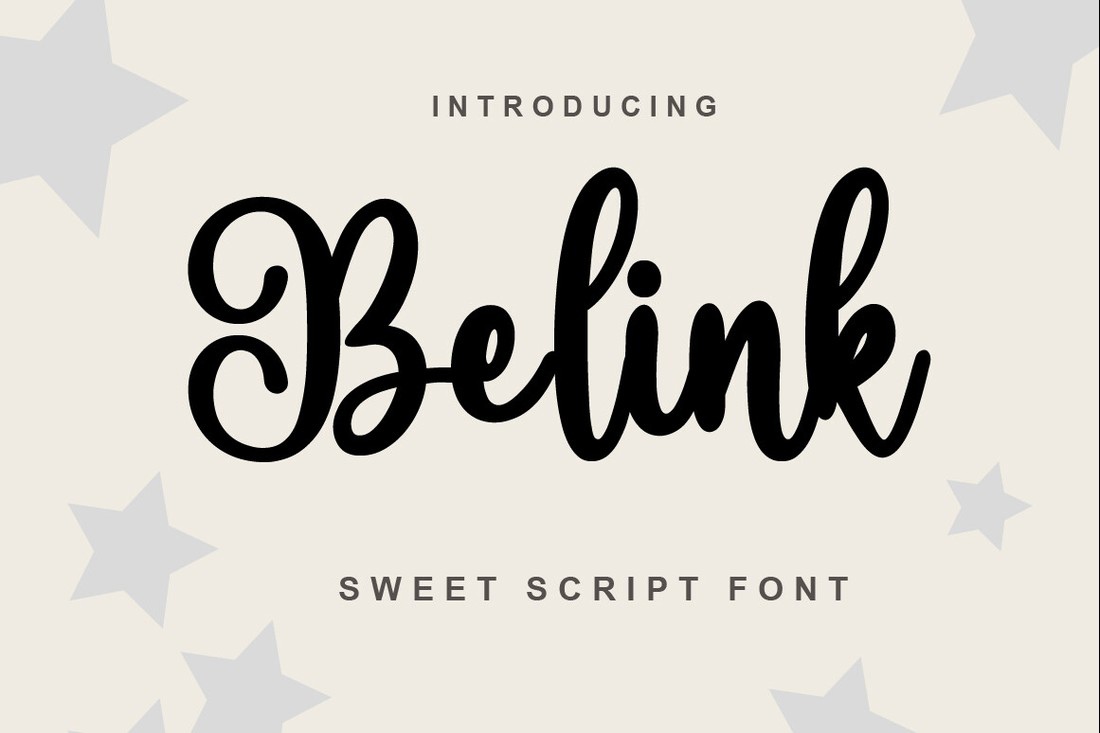 Belink Font preview