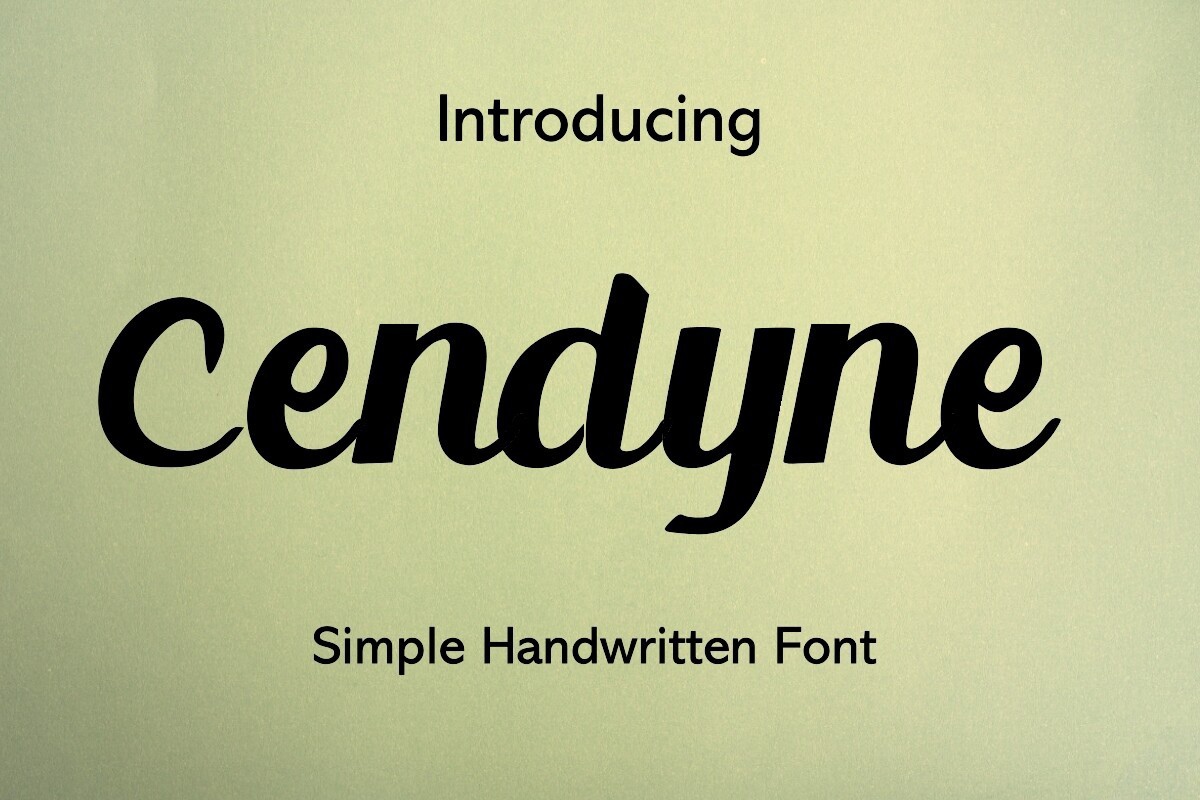 Cendyne Font preview