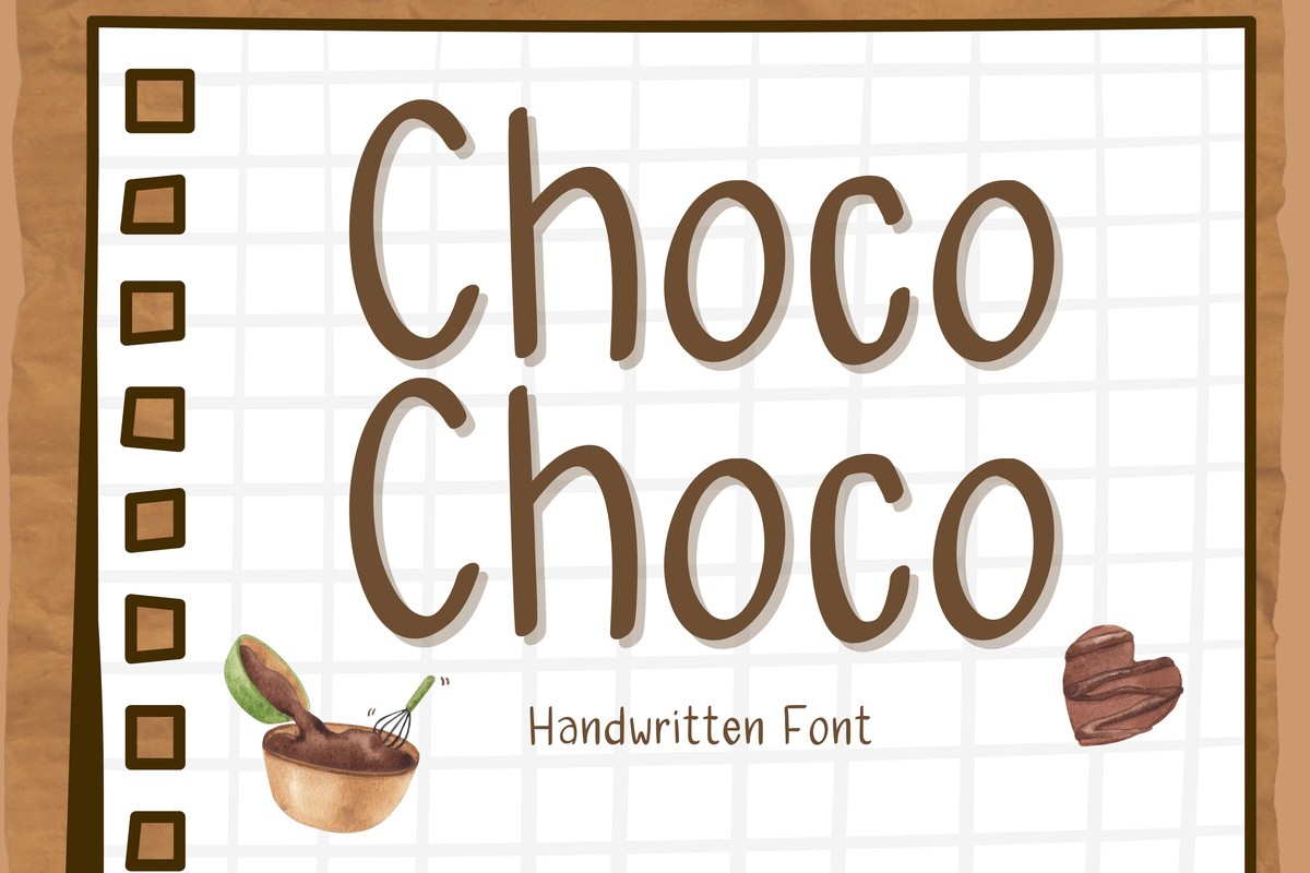 Choco Choco Font preview