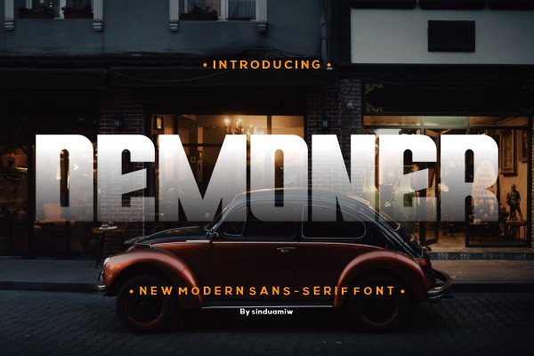 Demoner Regular Font preview