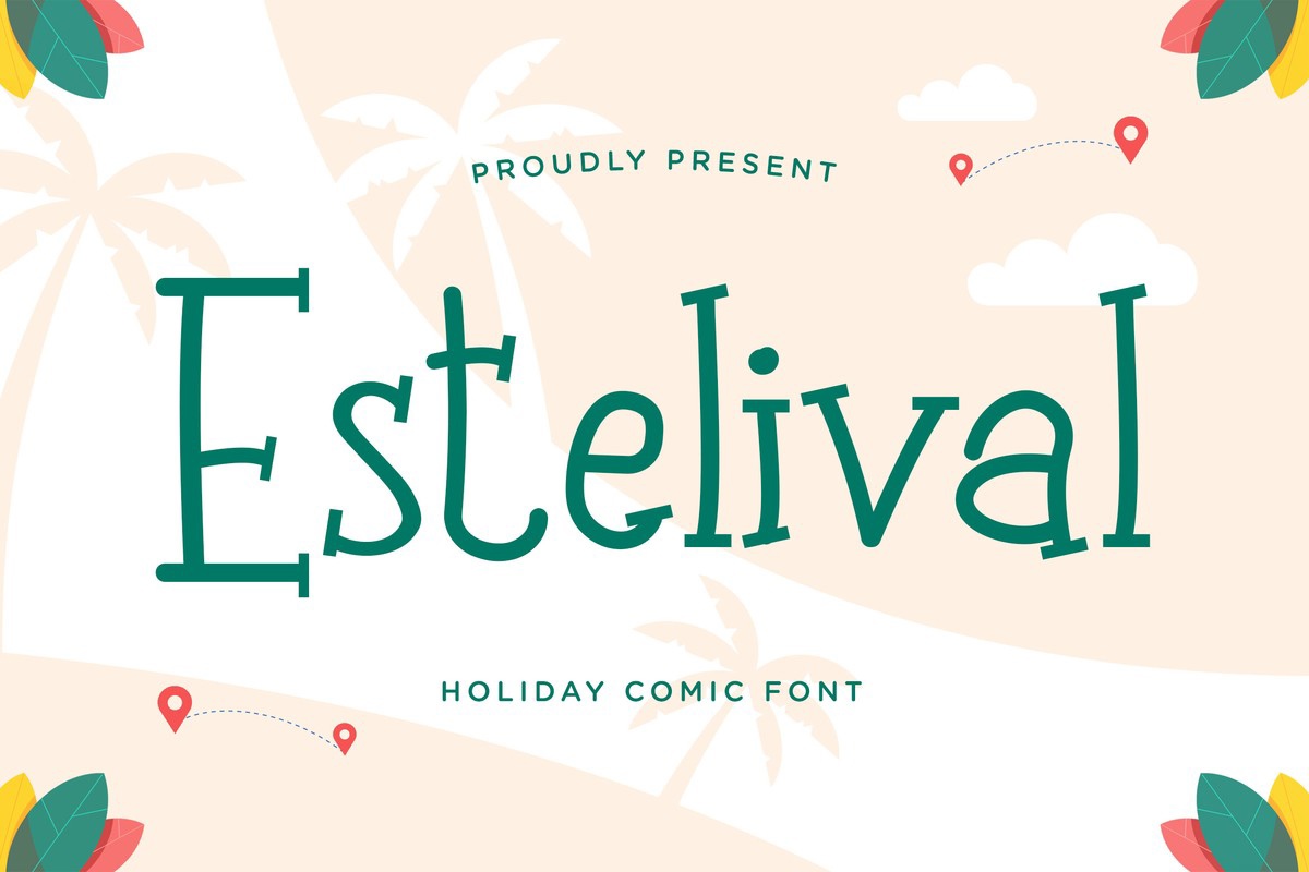 Estelival Font preview