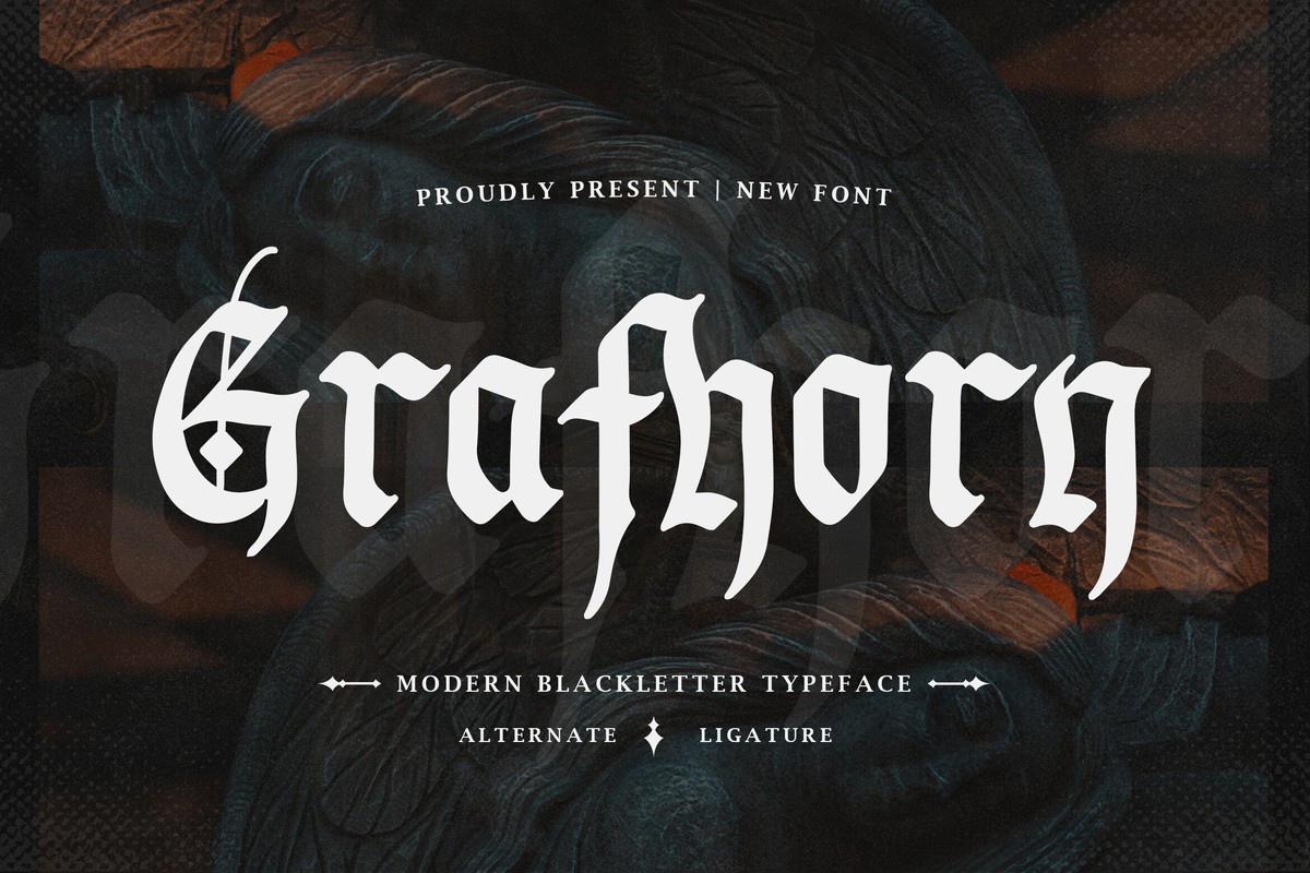 Grafhorn Font preview