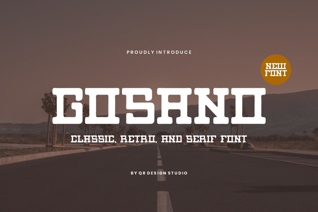 Gosano Font preview