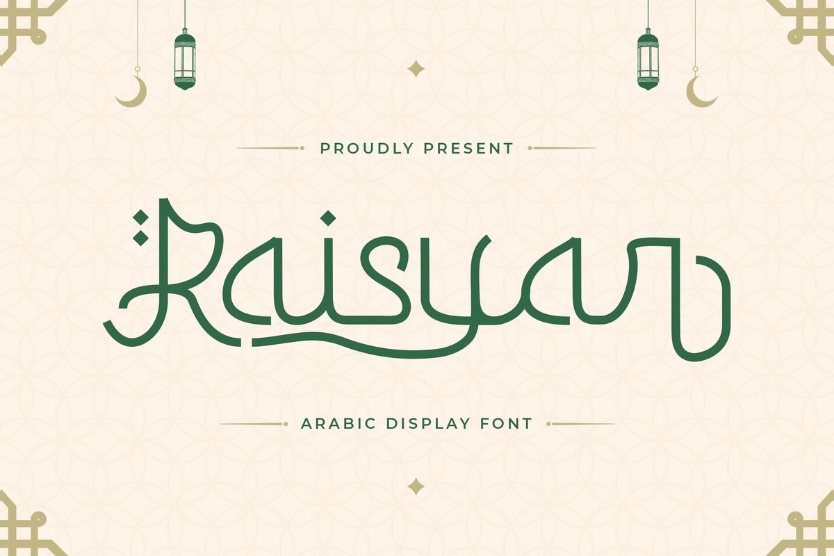 Raisyar Font preview