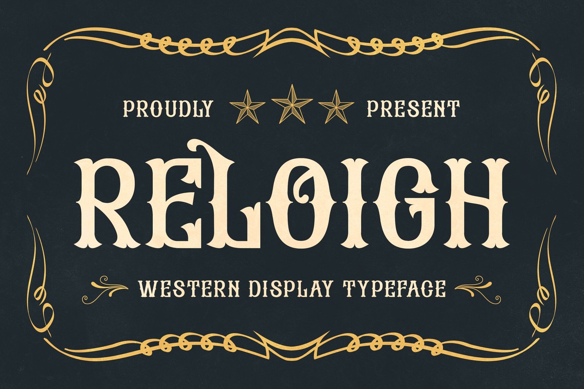 Reloigh Regular Font preview