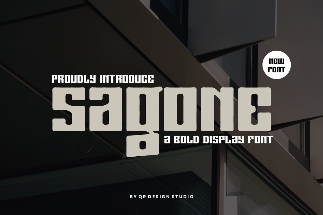 Sagone Font preview