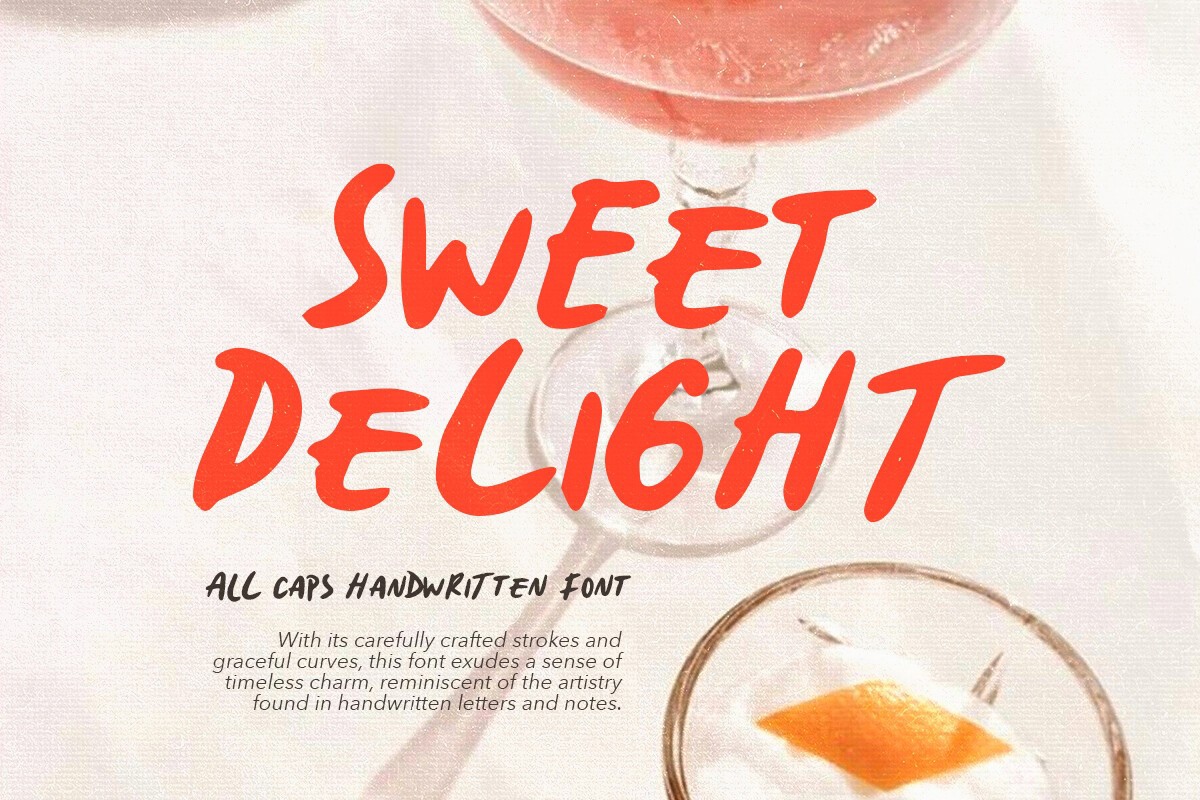 Sweet Delight Font preview