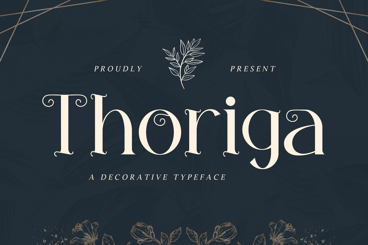 Thoriga Font preview