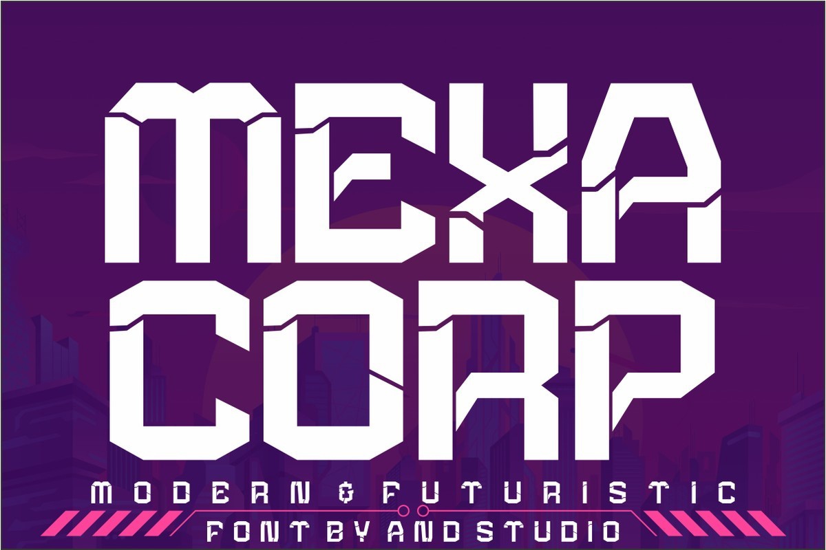 Mexacorp Font preview