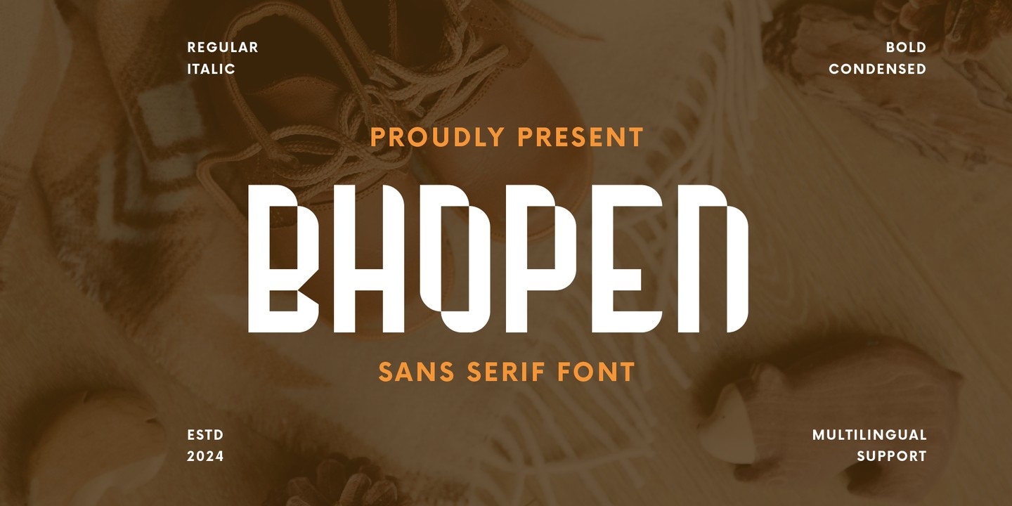 Bhopen Font preview