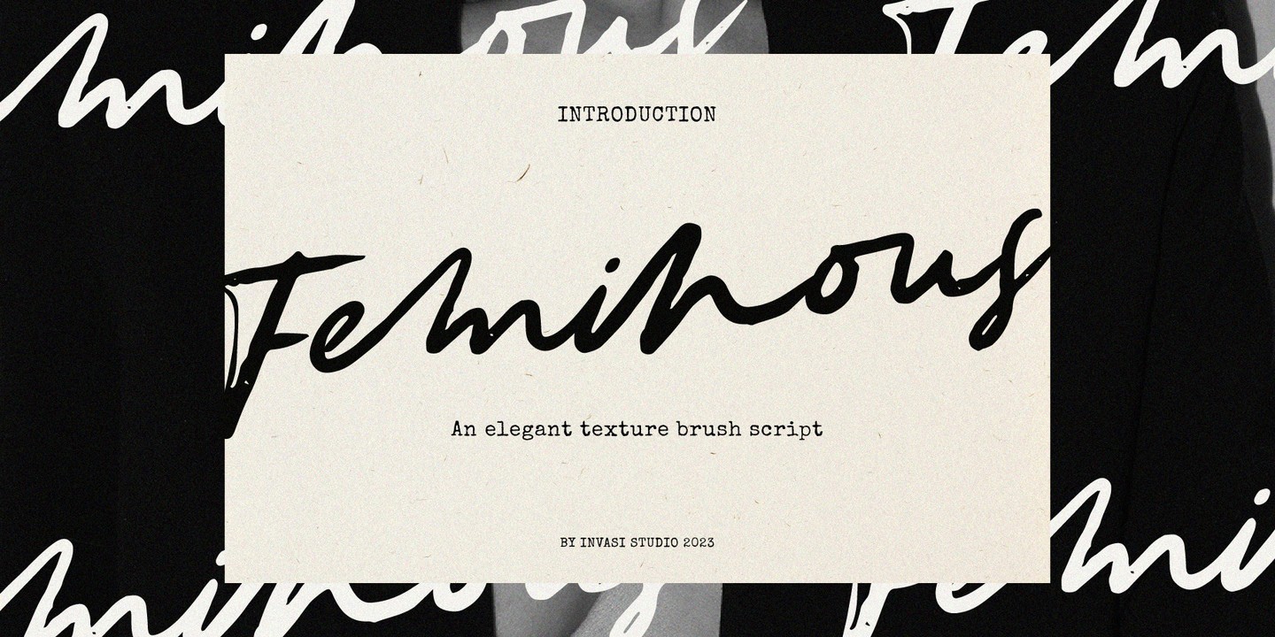 Feminous Font preview