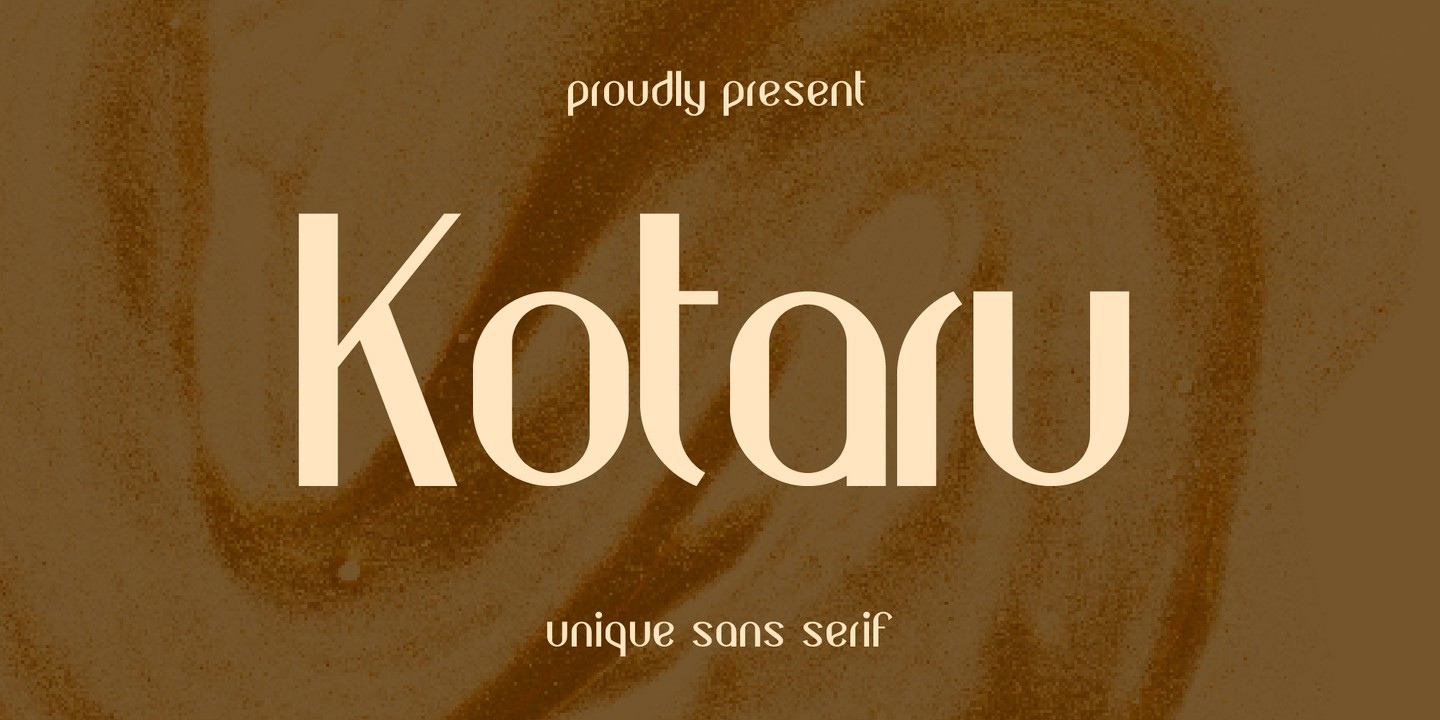 Kotaru Font preview