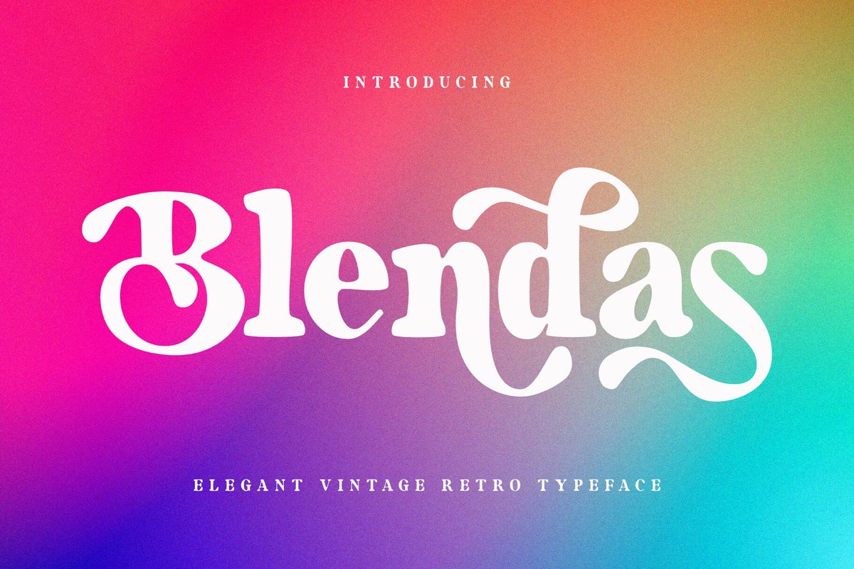 Blendas Font preview