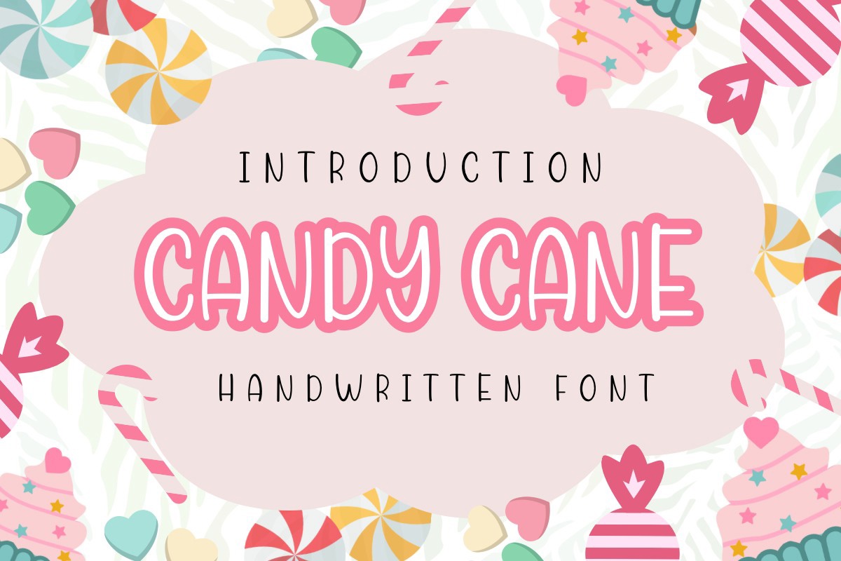 Candy Cane Font preview