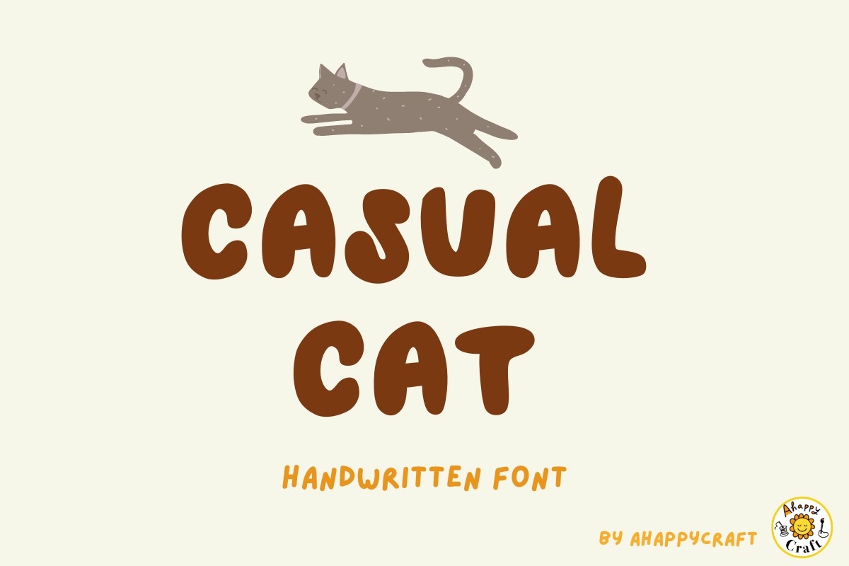 Casual Cat Font preview