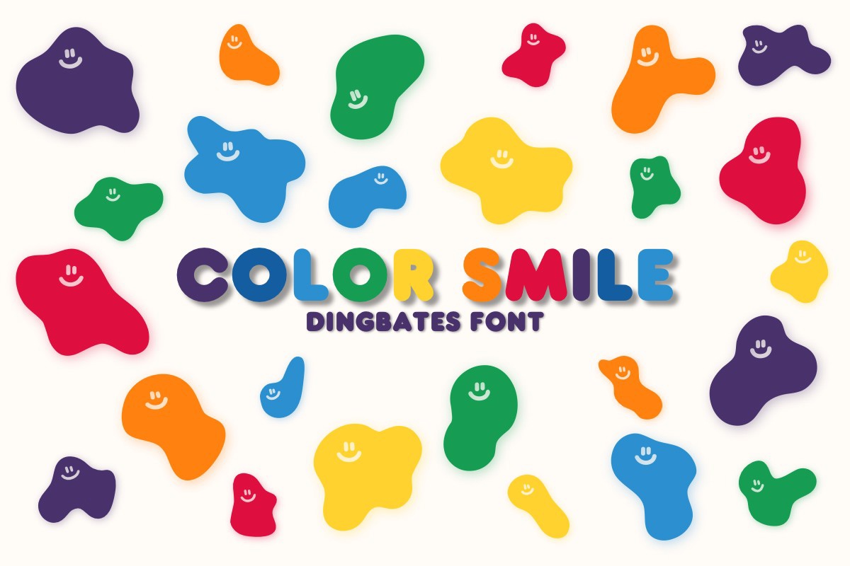 Color Smile Font preview