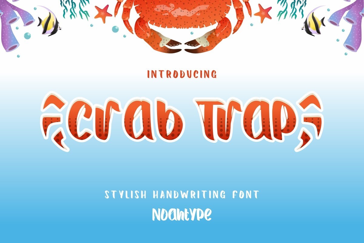 Crab Trap Font preview